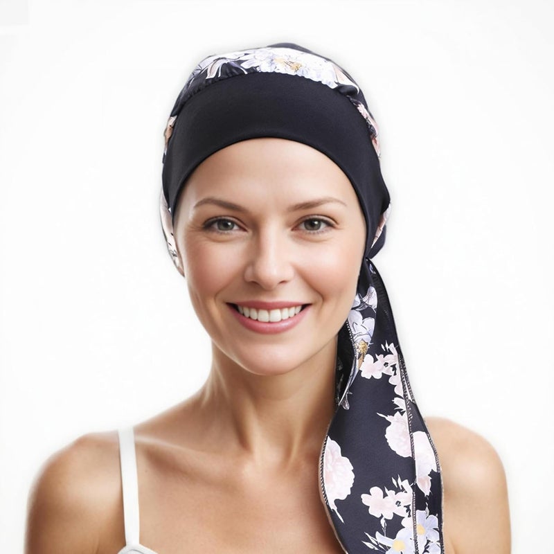 Belleshow Chemo Headwear Turbans for Women, Cancer Head Scarf, Headwear Coverings Caps, Head Wraps for Cancer Patients - Image 2